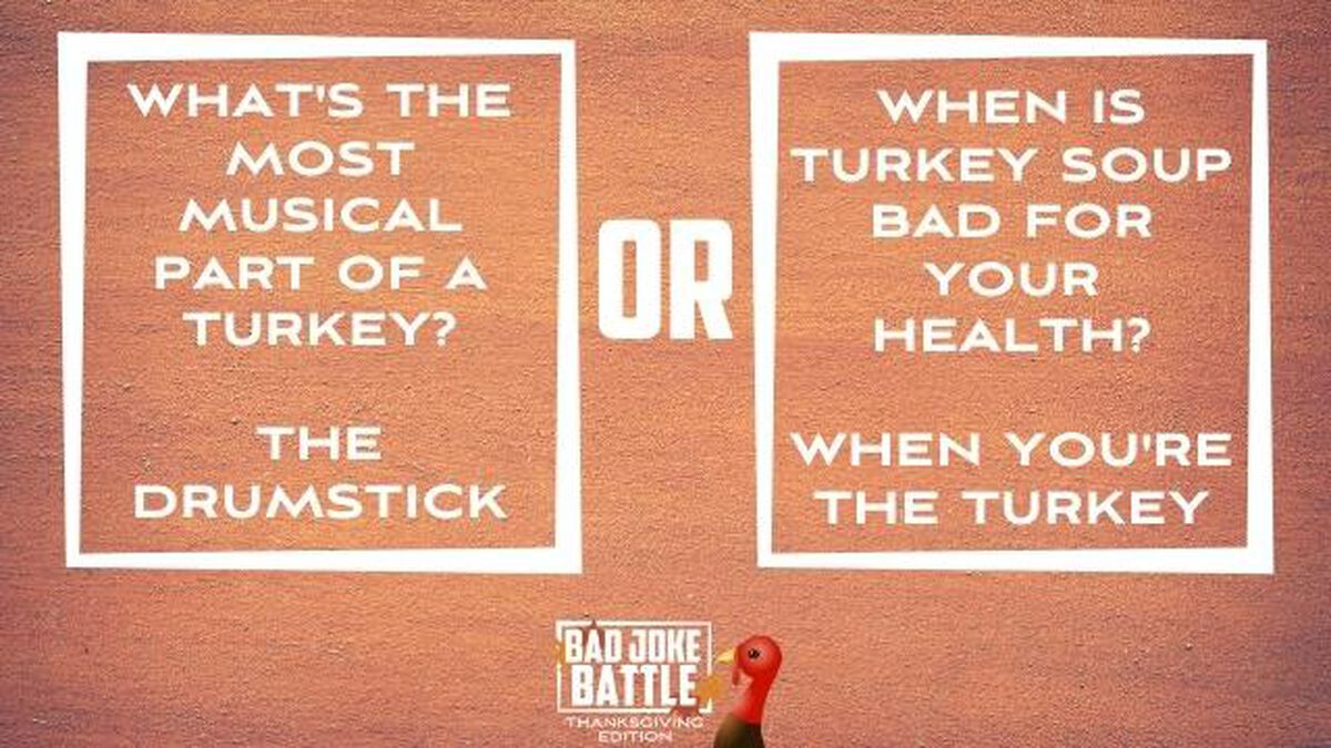 Bad Joke Battle Thanksgiving Edition image number null